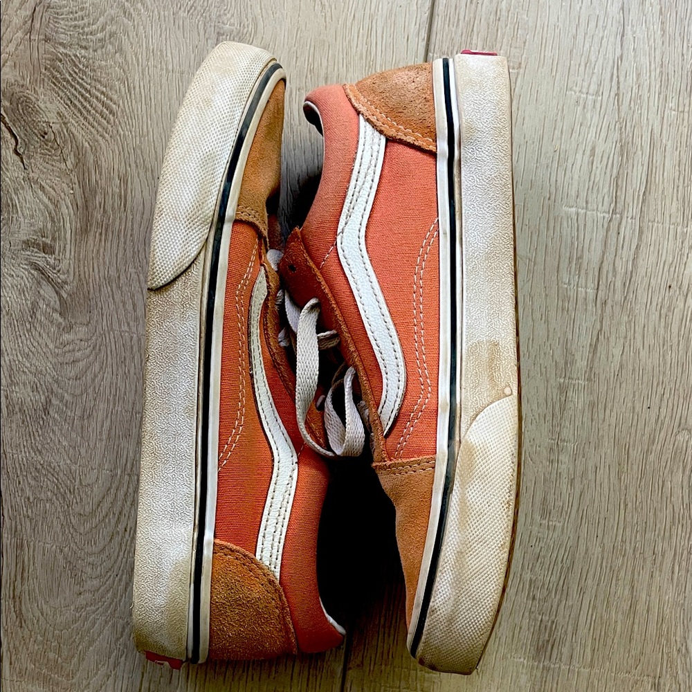 Orange and White Sneakers